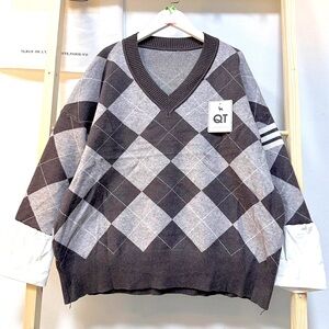 Trendy Colorful Fair Isle Sweater